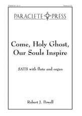 Come, Holy Ghost, Our Souls Inspire SATB choral sheet music cover